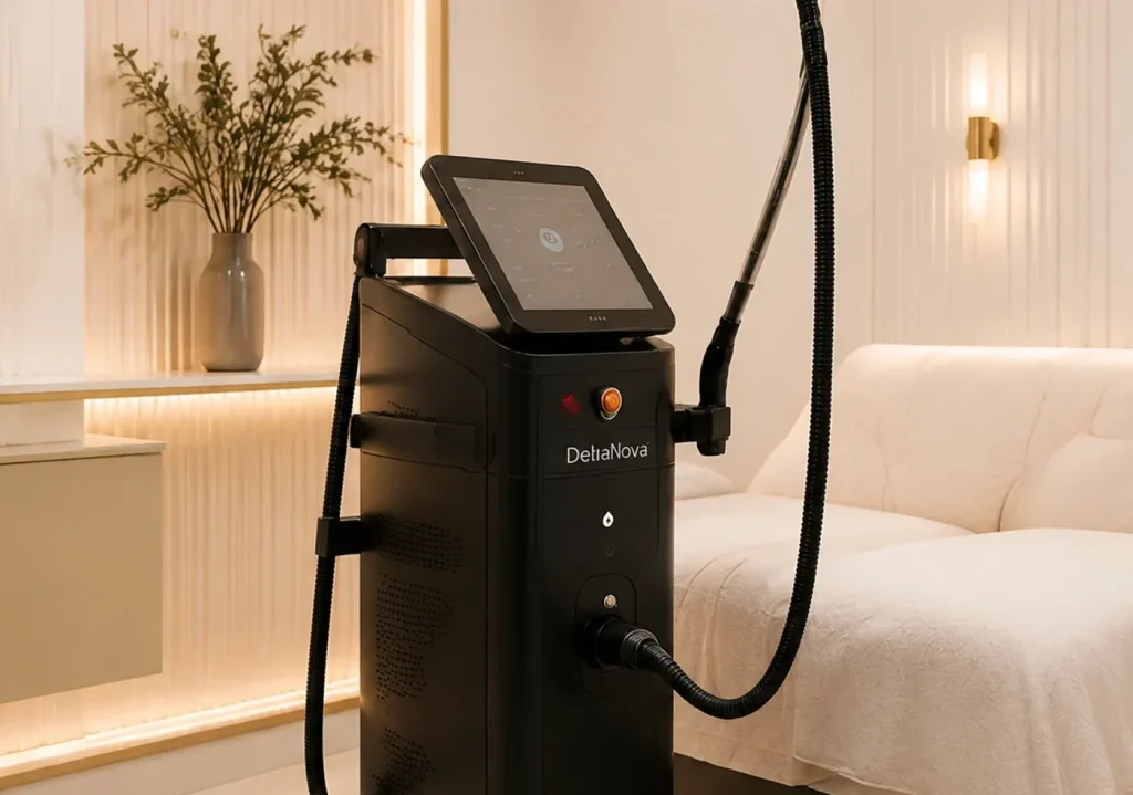 Laser diode de dernière génération installé dans le cabinet Sielle Paris pour les traitements d'épilation laser
