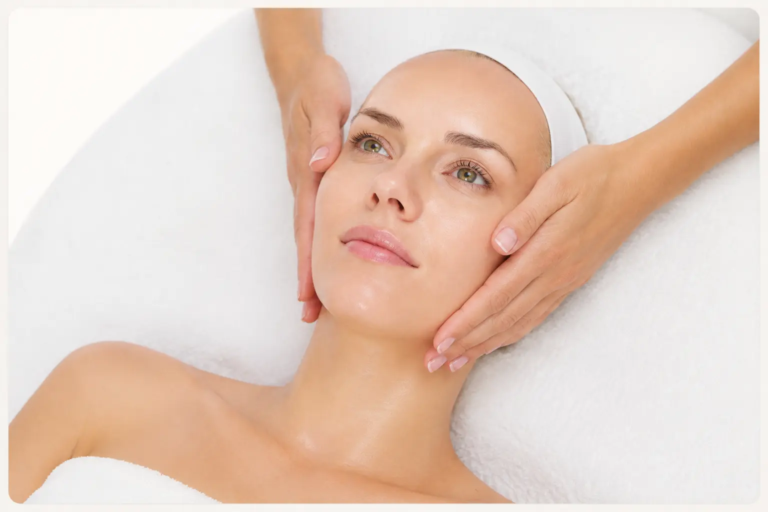 Application d’un soin apaisant sur la peau après une séance de microneedling
