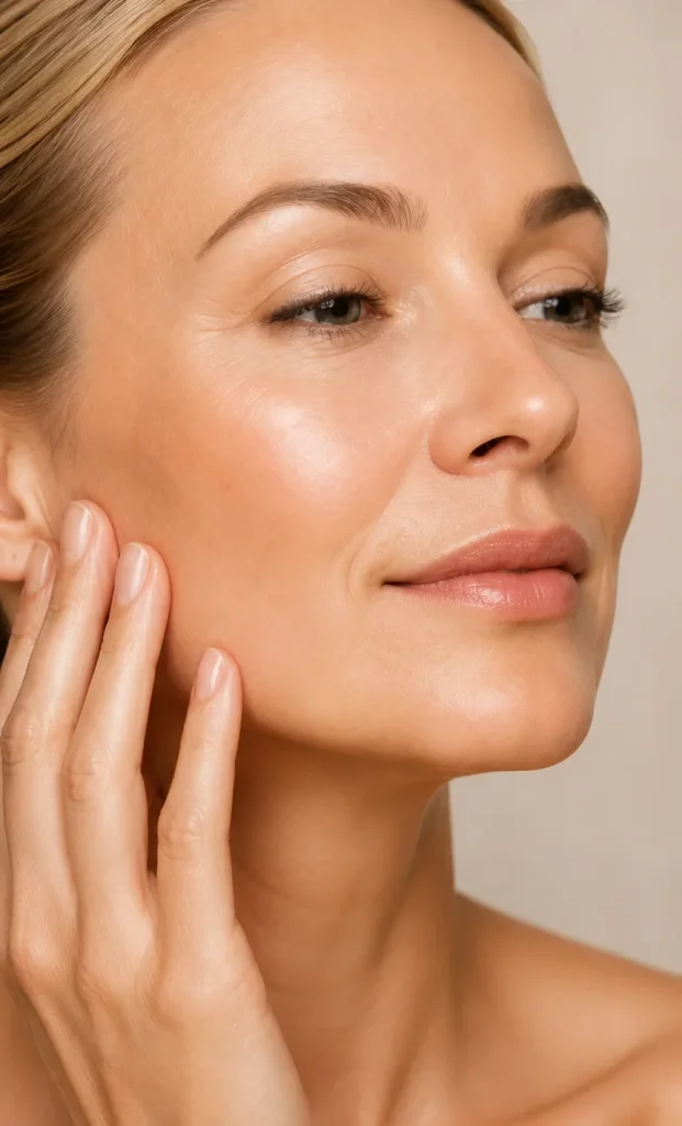 Peau mature illustrant le protocole anti-âge et fermeté de SIELLE PARIS