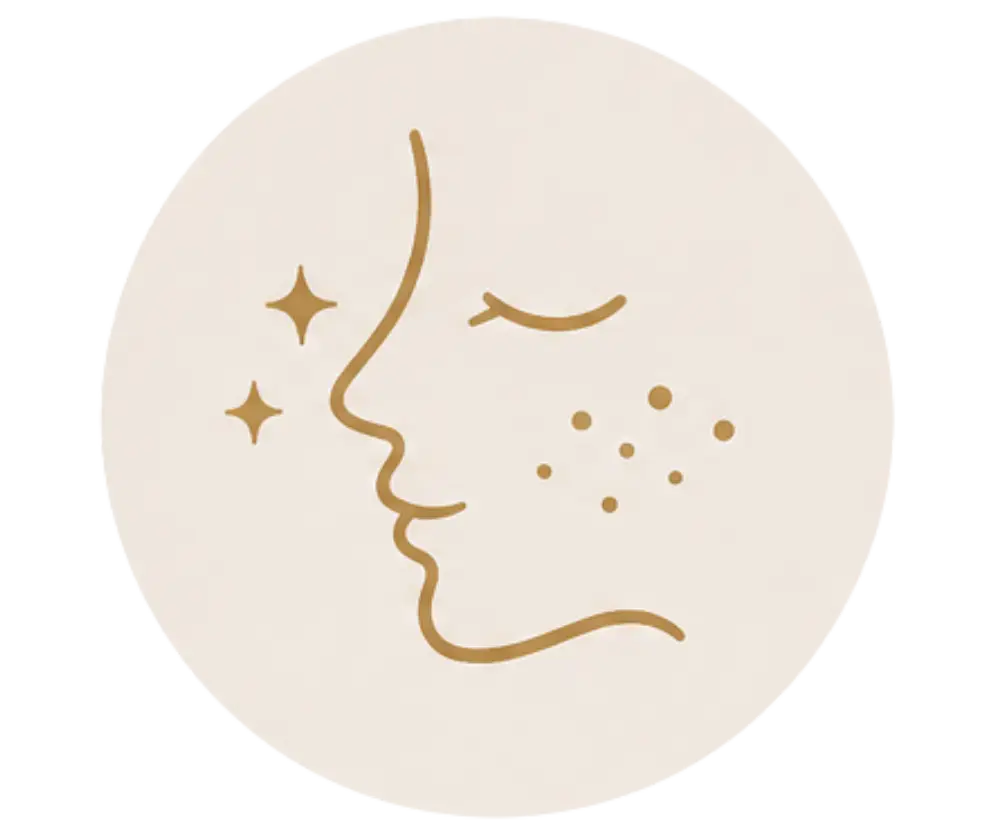 Icône texture irrégulière et grain de peau